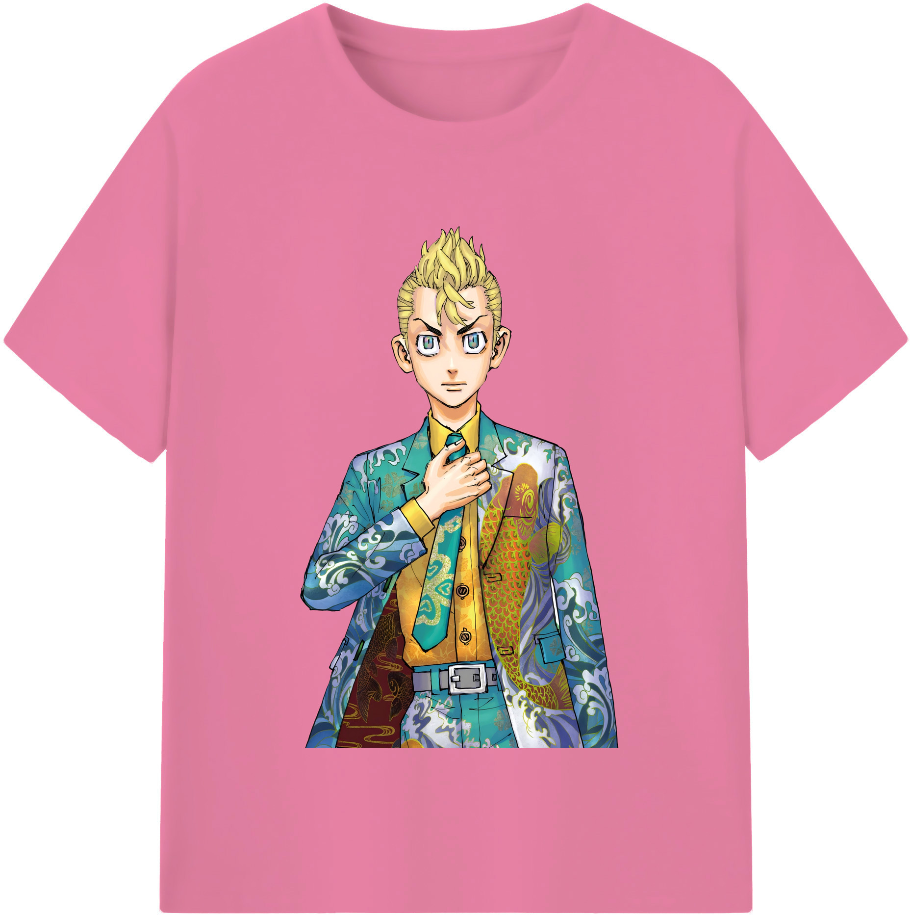 （画像用） 東京リベンジャーズ Tokyo Revengers 綿100％半袖Tシャツ（フロントプリント）